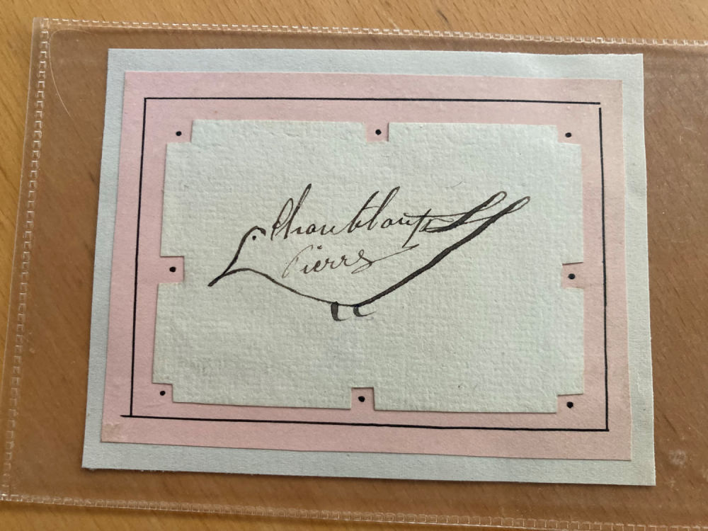 Lot 443: Pioneer French Aviator Pilot Pierre Chanteloup signed piece...