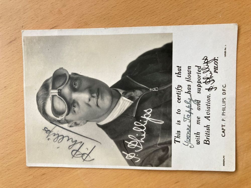 Lot 447: Great War pioneer Aviator WWI Pilot Percival Phillips...