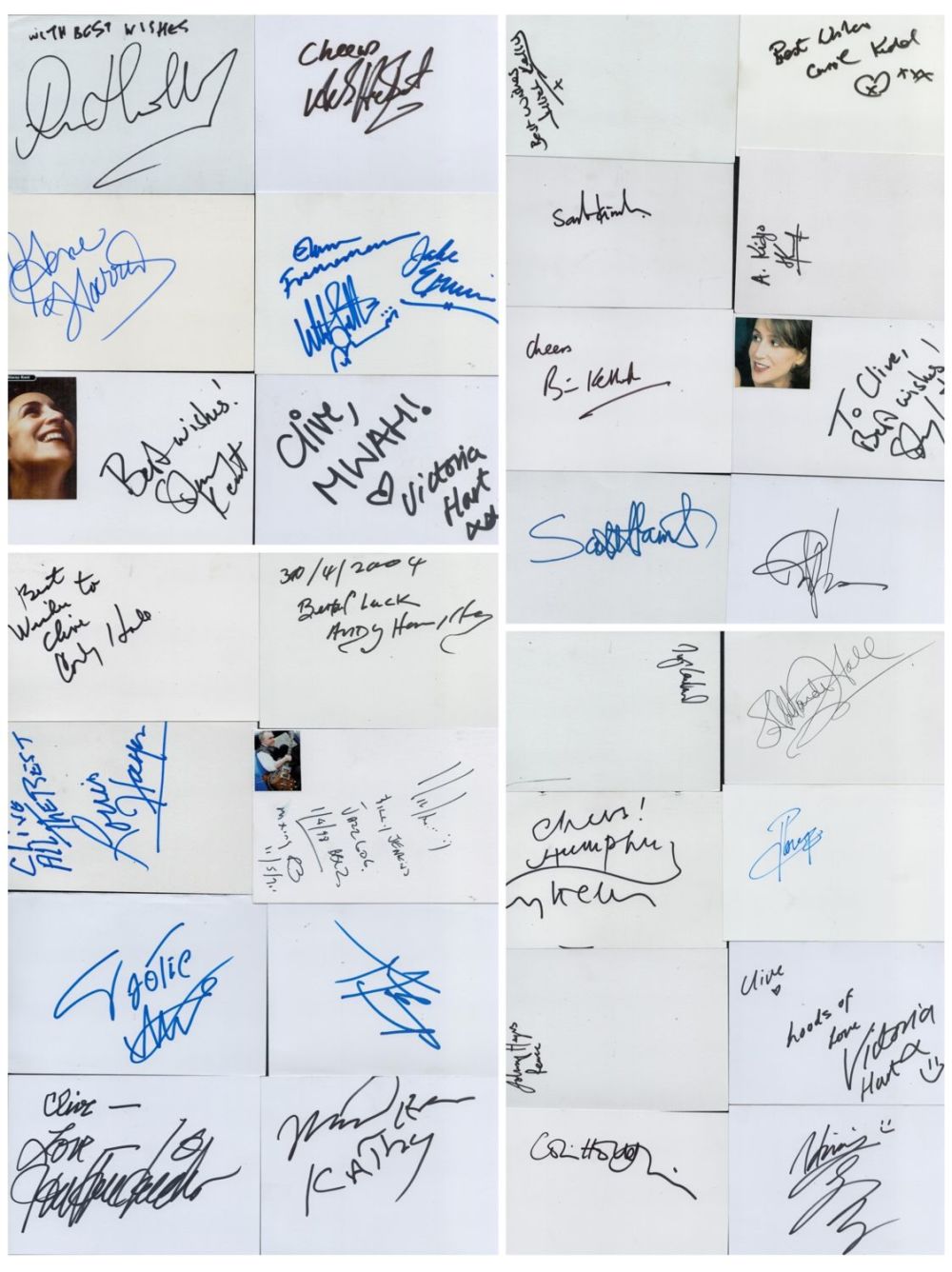 Lot 51: Music/Entertainment 30 variety Jazz Singer/Vocalist/Musician/Pianist Signed Autograph cards