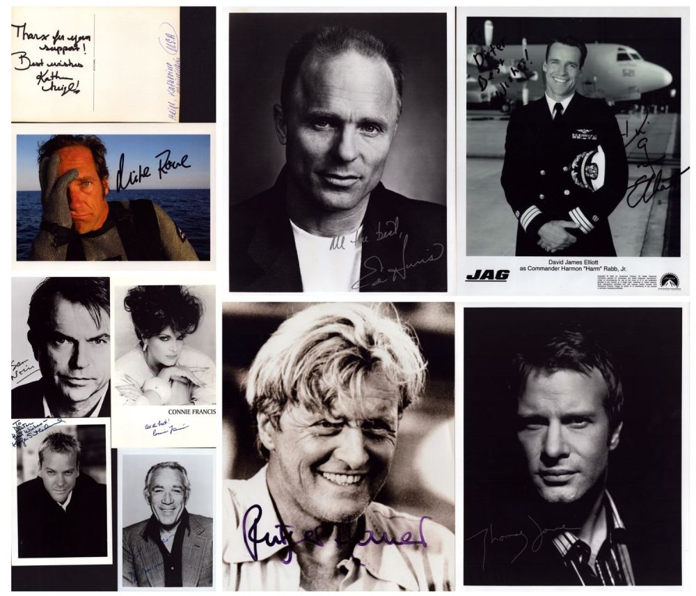Lot 61: ENTERTAINMENT Collection of 10 signed photos including the...