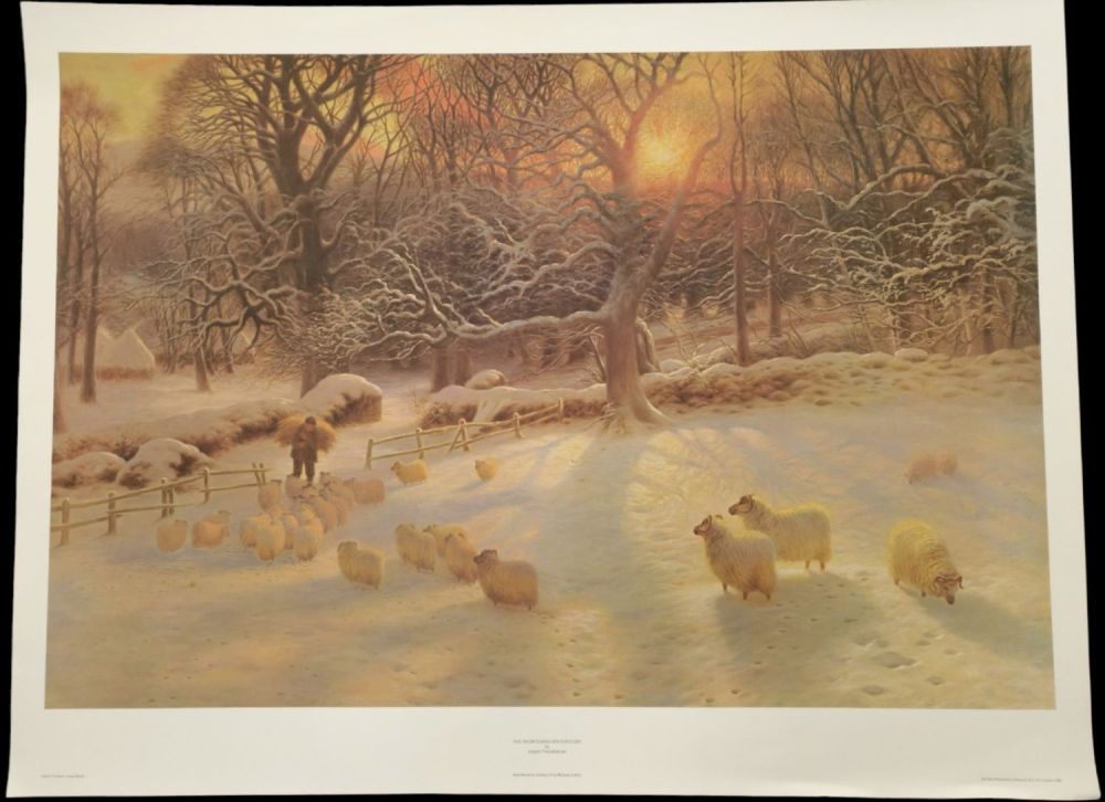 Lot 89: The Shortening Winter's Day Print by Joseph Farquharson...