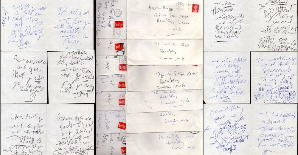 Lot 95: Kray Twin Collection of handwritten letters from Reggie...