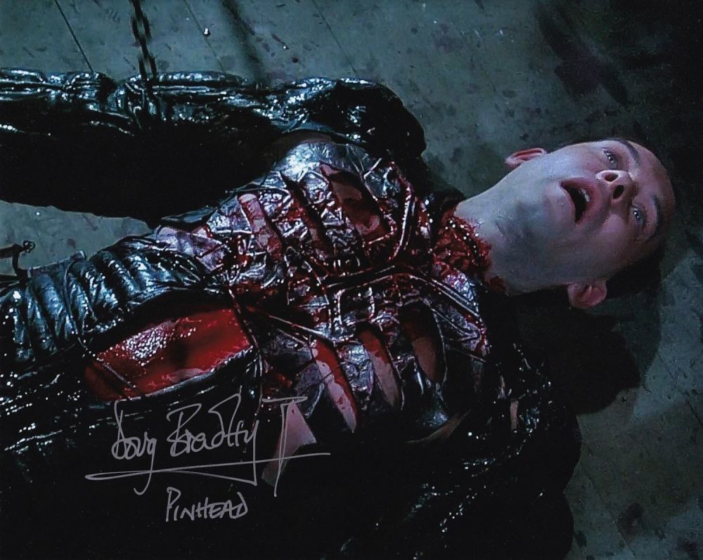 Lot 106: SALE! Hellraiser Doug Bradley hand signed 10x8 photo....