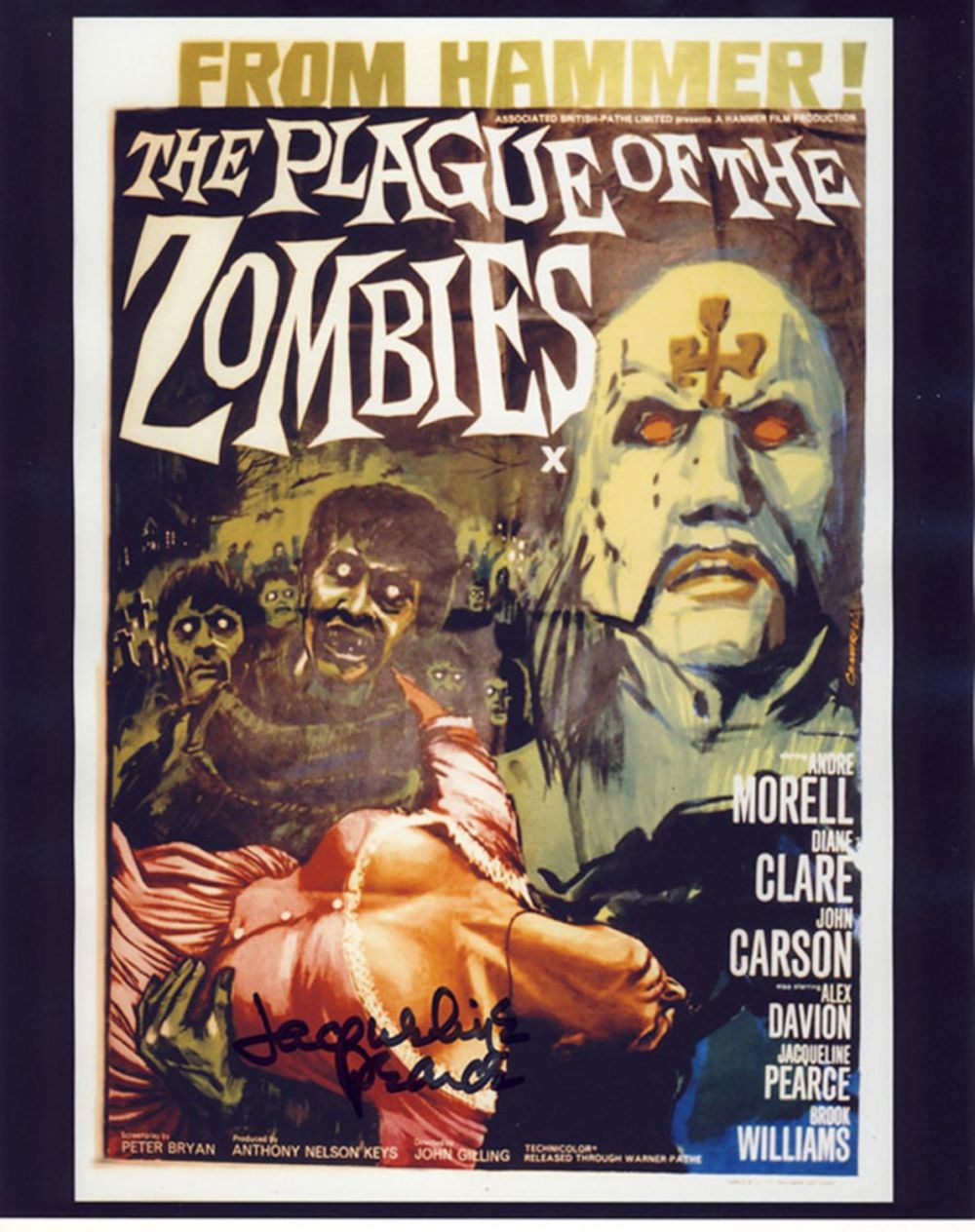 Lot 111: SALE! Hammer Horror Plague of the Zombies hand...