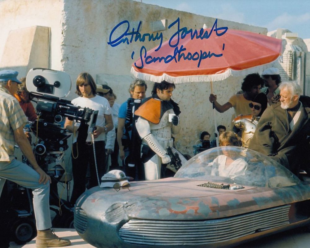 Lot 119: SALE! Star Wars Anthony Forrest hand signed 10x8...