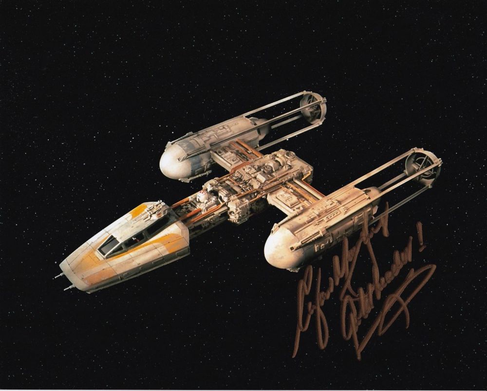 Lot 120: SALE! Star Wars Angus MacInnes hand signed 10x8...