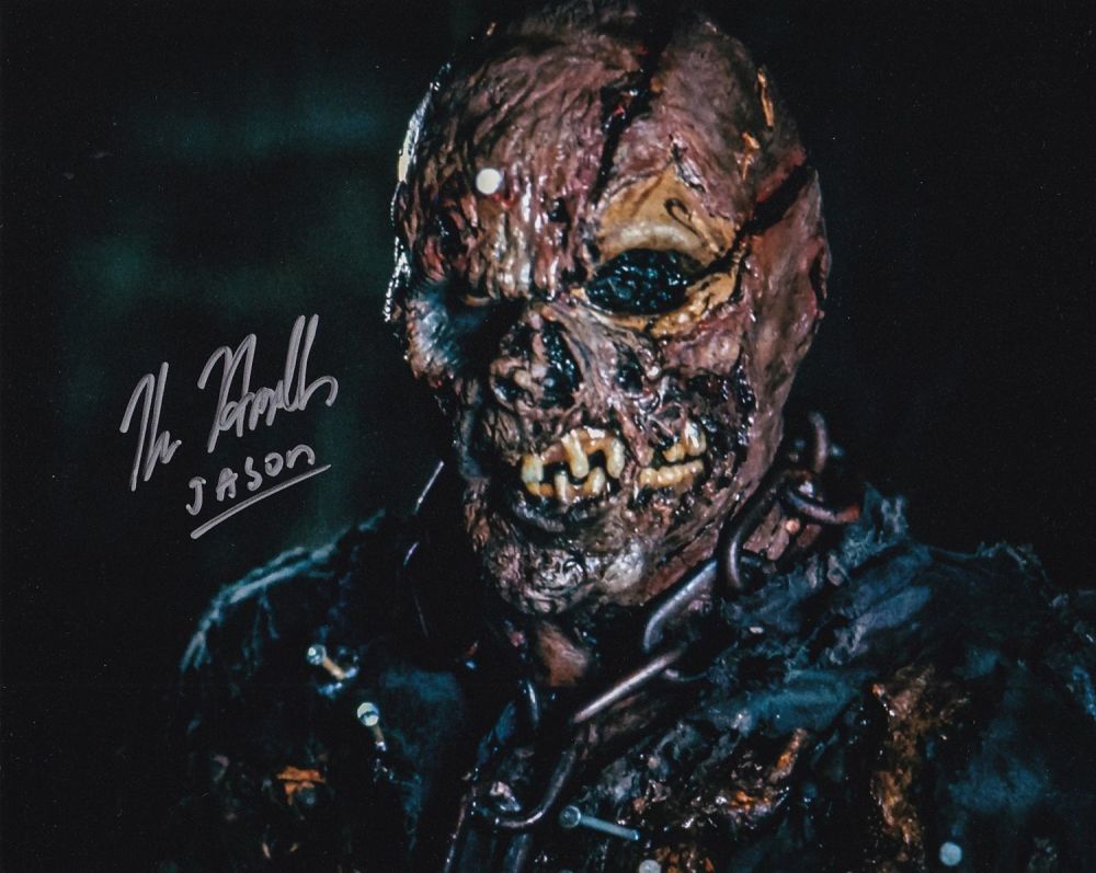 Lot 121: SALE! Friday 13th Kane Hodder hand signed 10x8...