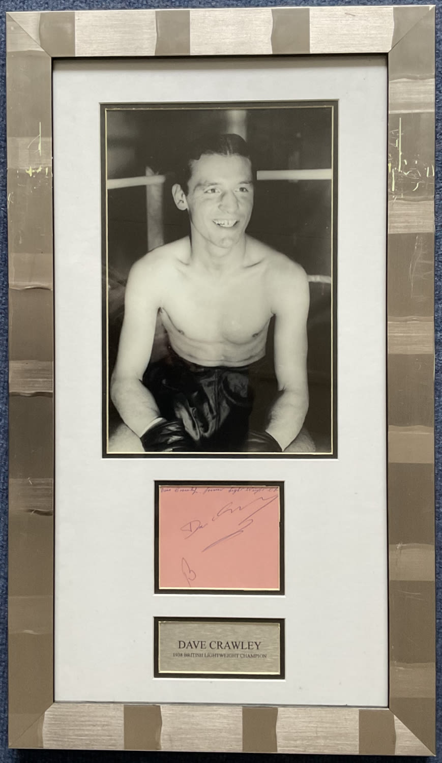 Lot 158: Dave Crawley 24x14 overall size mounted and framed...