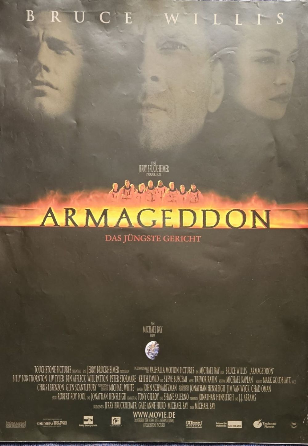 Lot 232: Armageddon (1998) Film Bruce Willis Large Movie Poster...