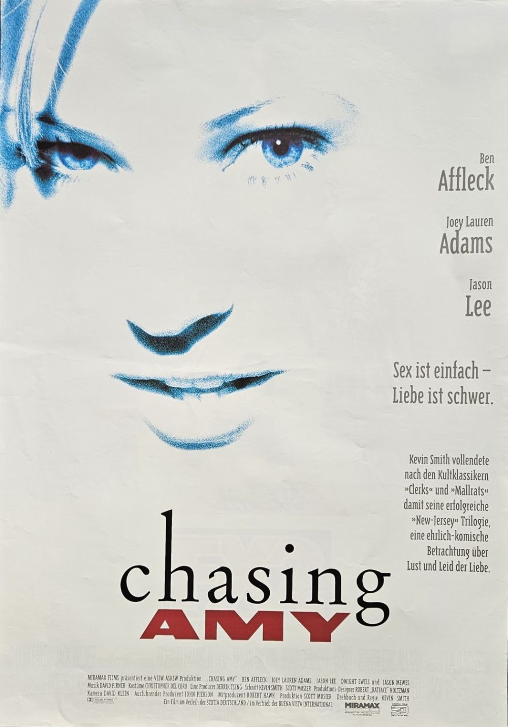 Lot 233: Chasing Amy 1997 Film Large Movie Poster 33x23.5...