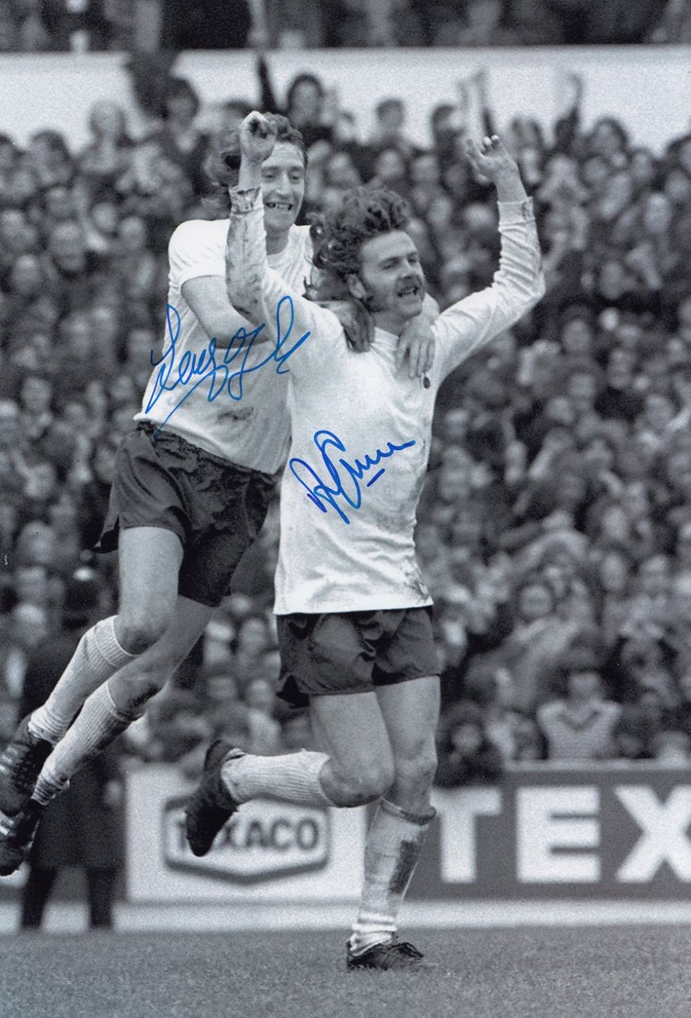 Lot 328: Autographed TOTTENHAM 12 x 8 photo : B/W,...