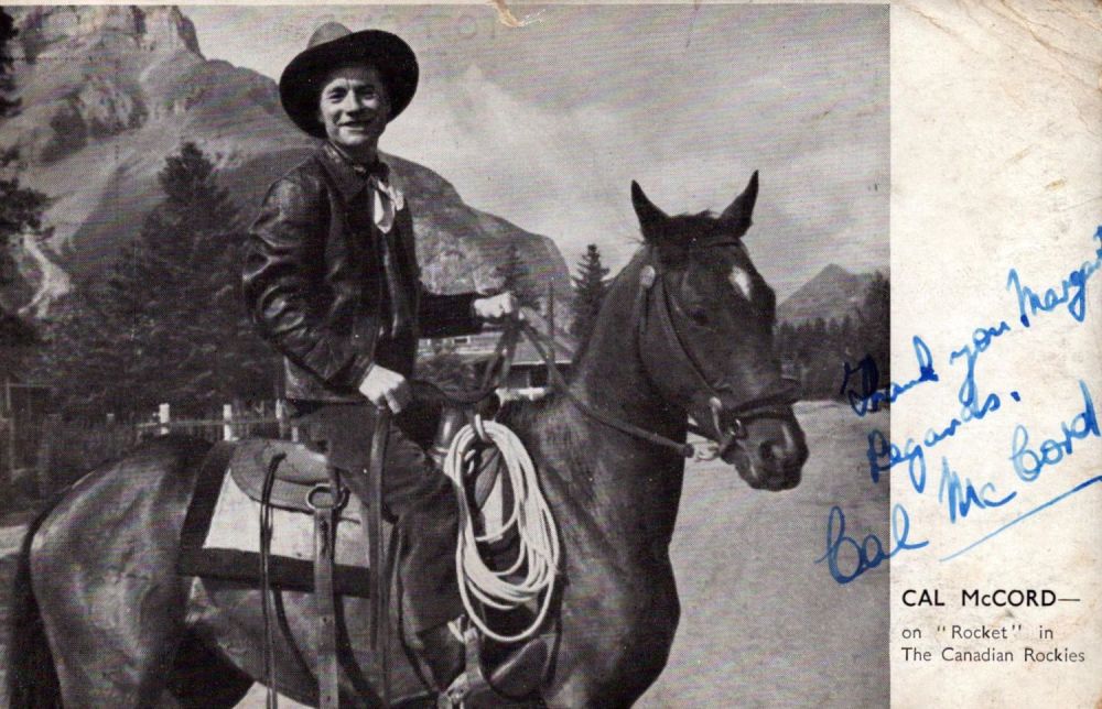 Lot 376: Cal Mccord signed 6x4inch black and white photo....