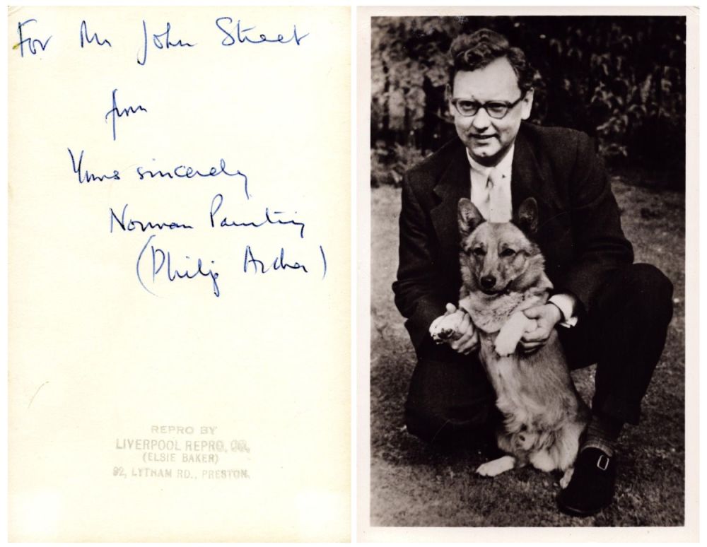 Lot 377: Norman Panting signed 6x4inch black and white photo....