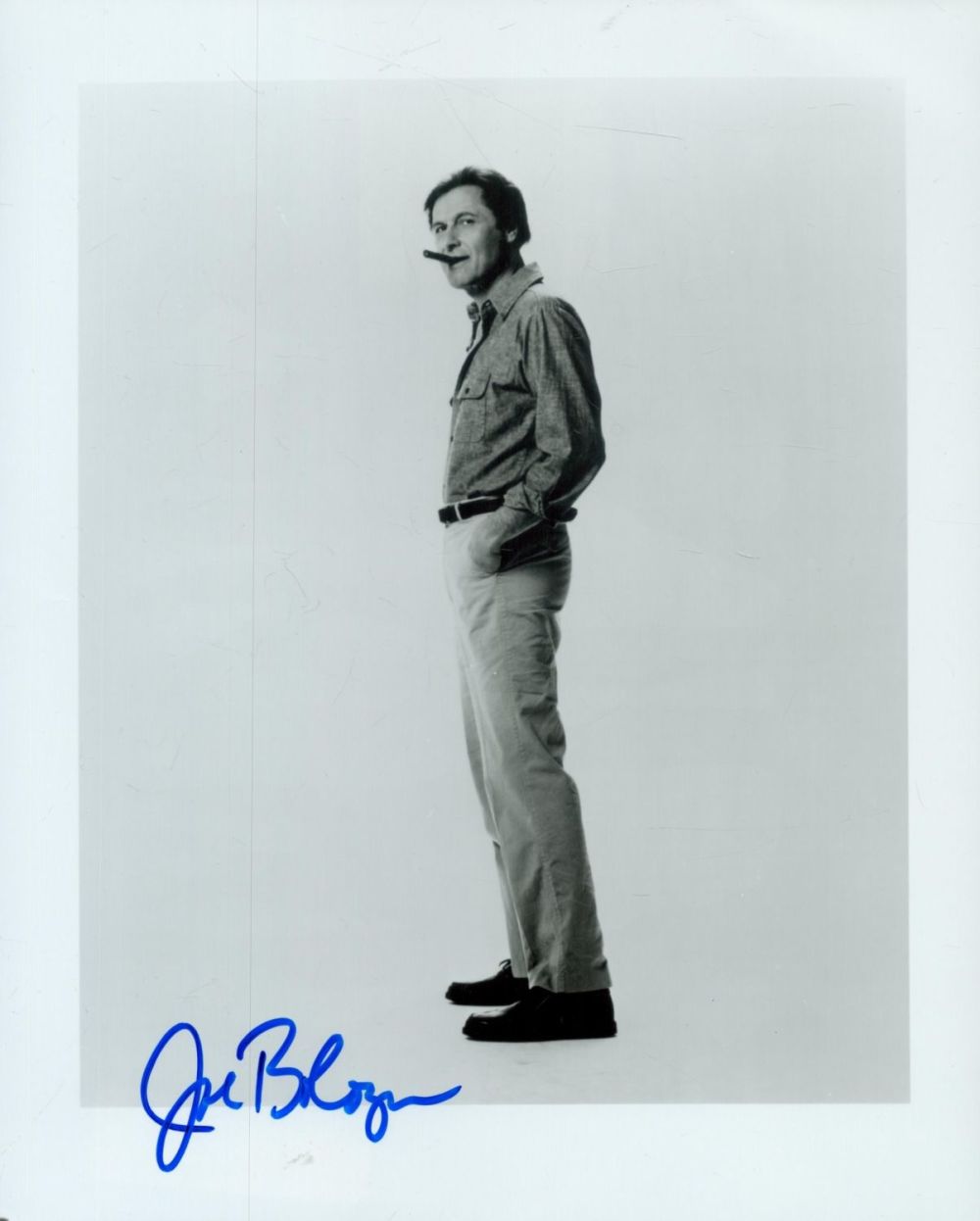 Lot 428: Joe Bologna signed 10x8inch black and white photo....