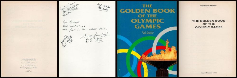 Lot 431: Multi-Signed Book, The Golden Book of The Olympic...