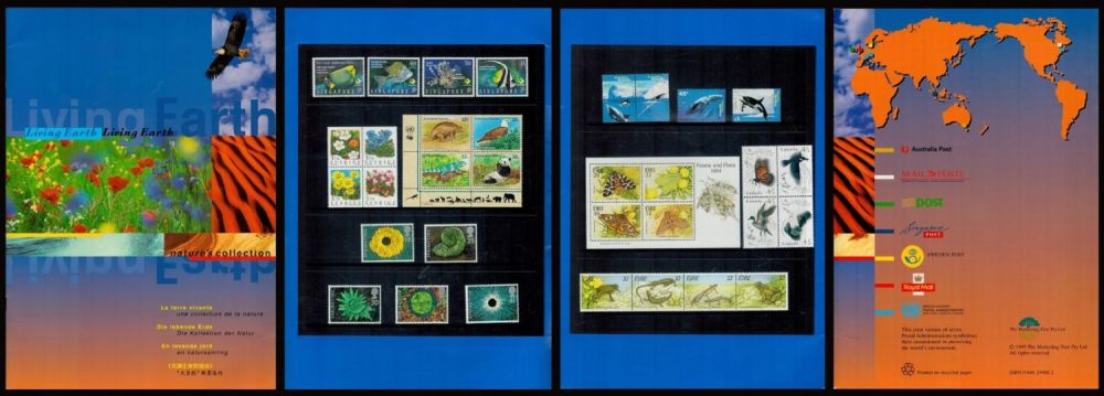 Lot 455: Worldwide Mint Stamps Living Earth 1995 Includes Mint...