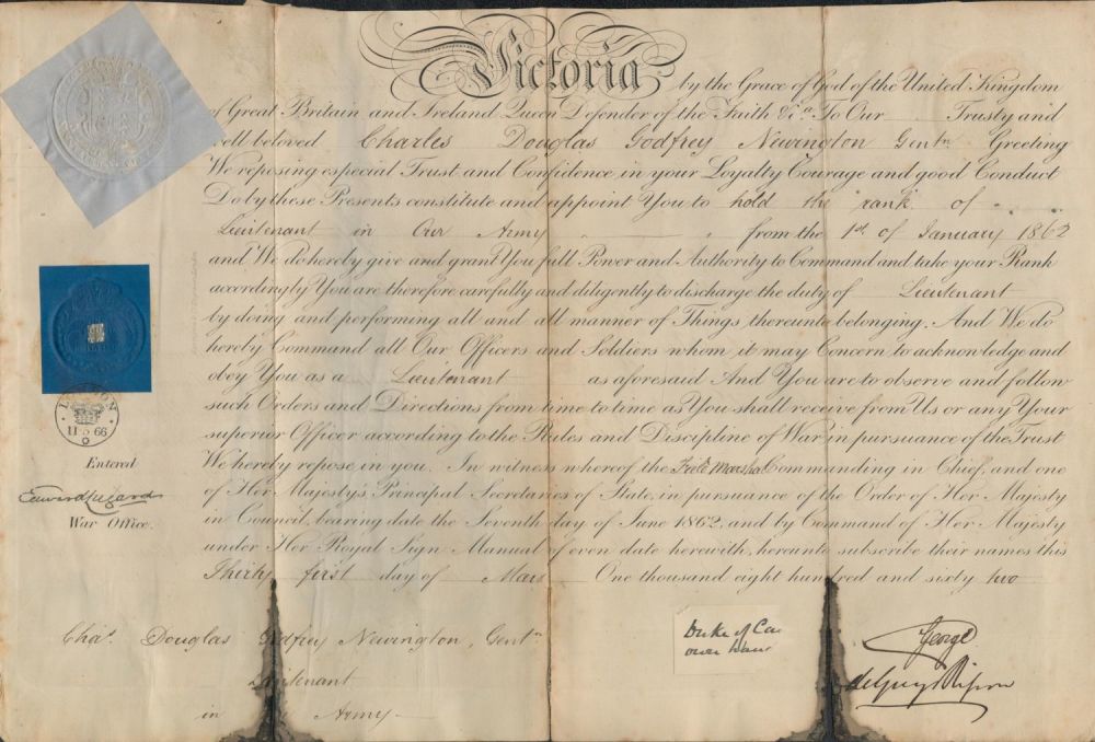 Lot 506: Prince George Duke of Cambridge signed Victorian Bengal...