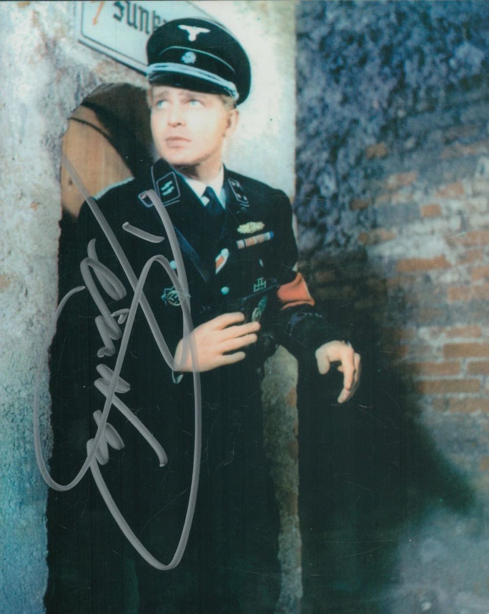 Lot 520: Derren Nesbitt signed Where Eagles Dare 10x8 inch...