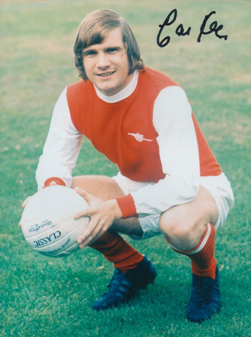 Lot 532: Eddie Kelly signed Arsenal 8x6 inch colour photo....