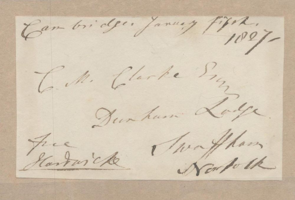 Lot 568: Philip Yorke 3rd Earl of Hardwicke (1757-1834) signed...