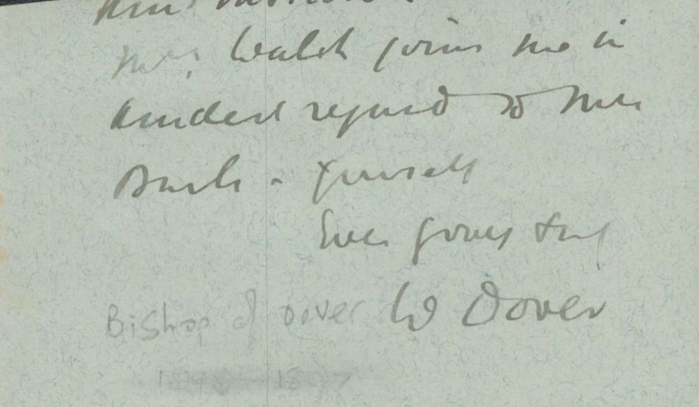 Lot 570: William Walsh Bishop of Dover (1836-1918) signed vintage...
