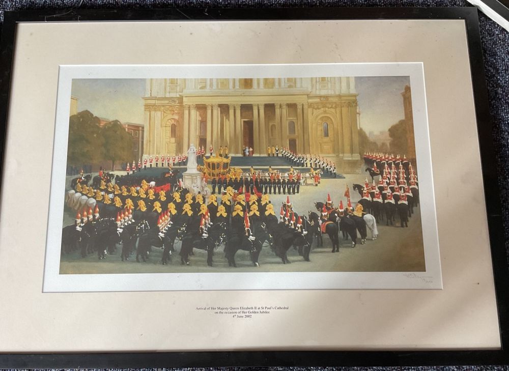 Lot 583: Royal. Arrival of Her Majesty Queen Elizabeth II...