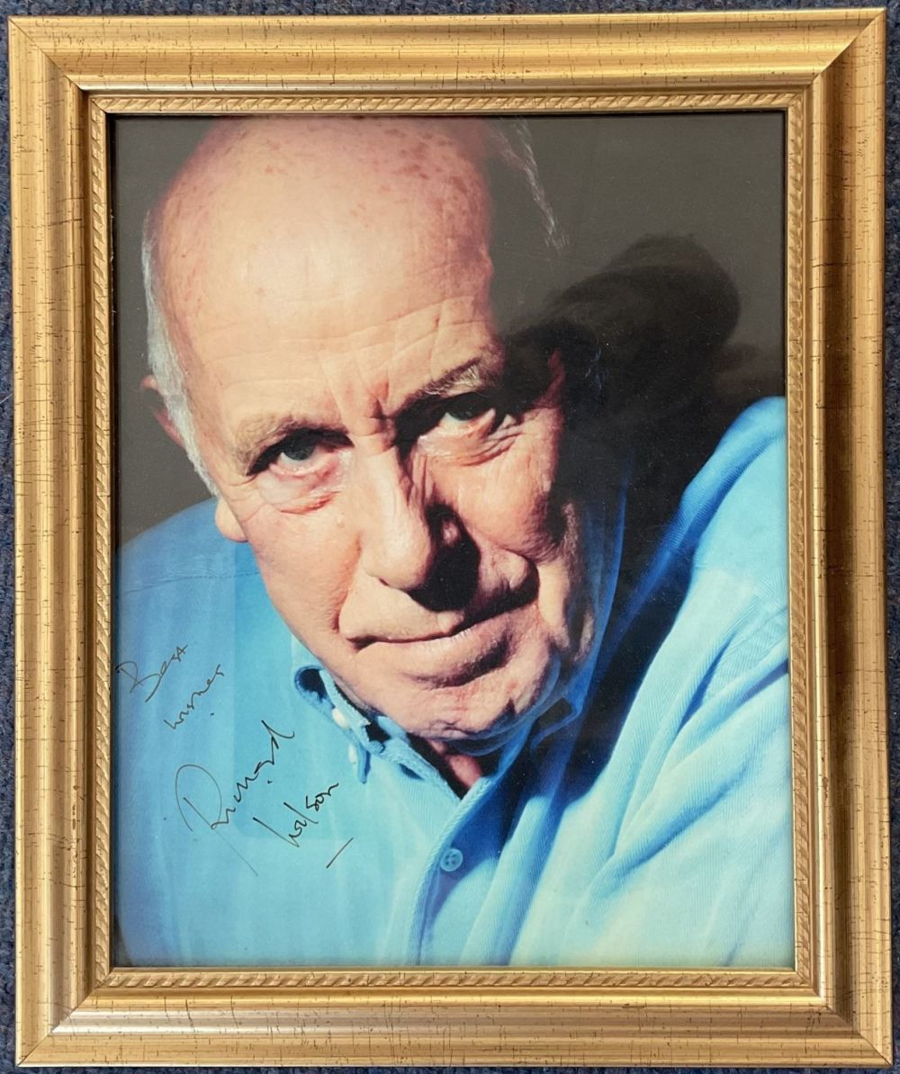 Lot 595: Scottish Actor Richard Wilson OBE Signed Colour Photo...