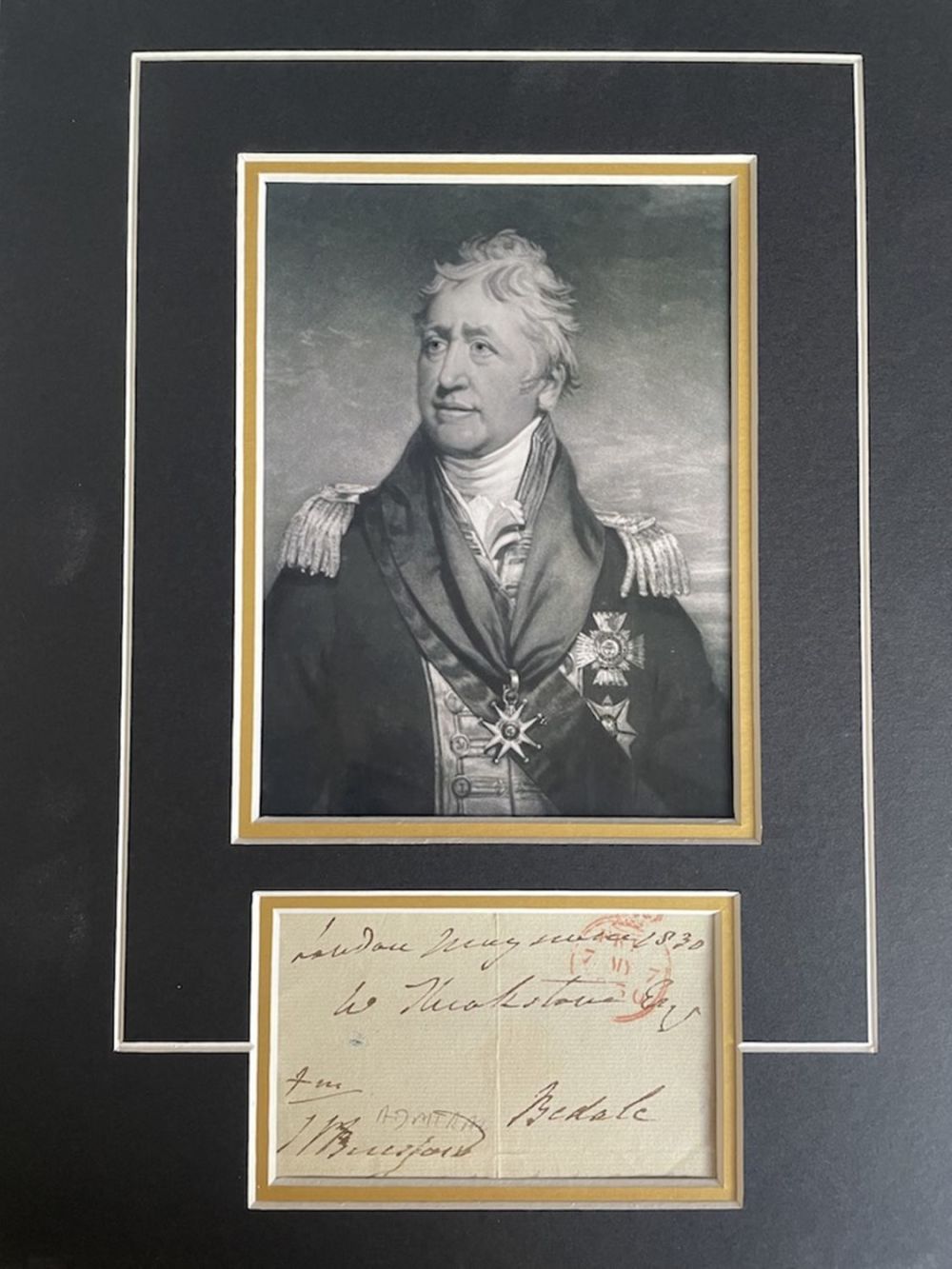 Lot 653: John Poo Beresford MP and Distinguished Naval Admiral...