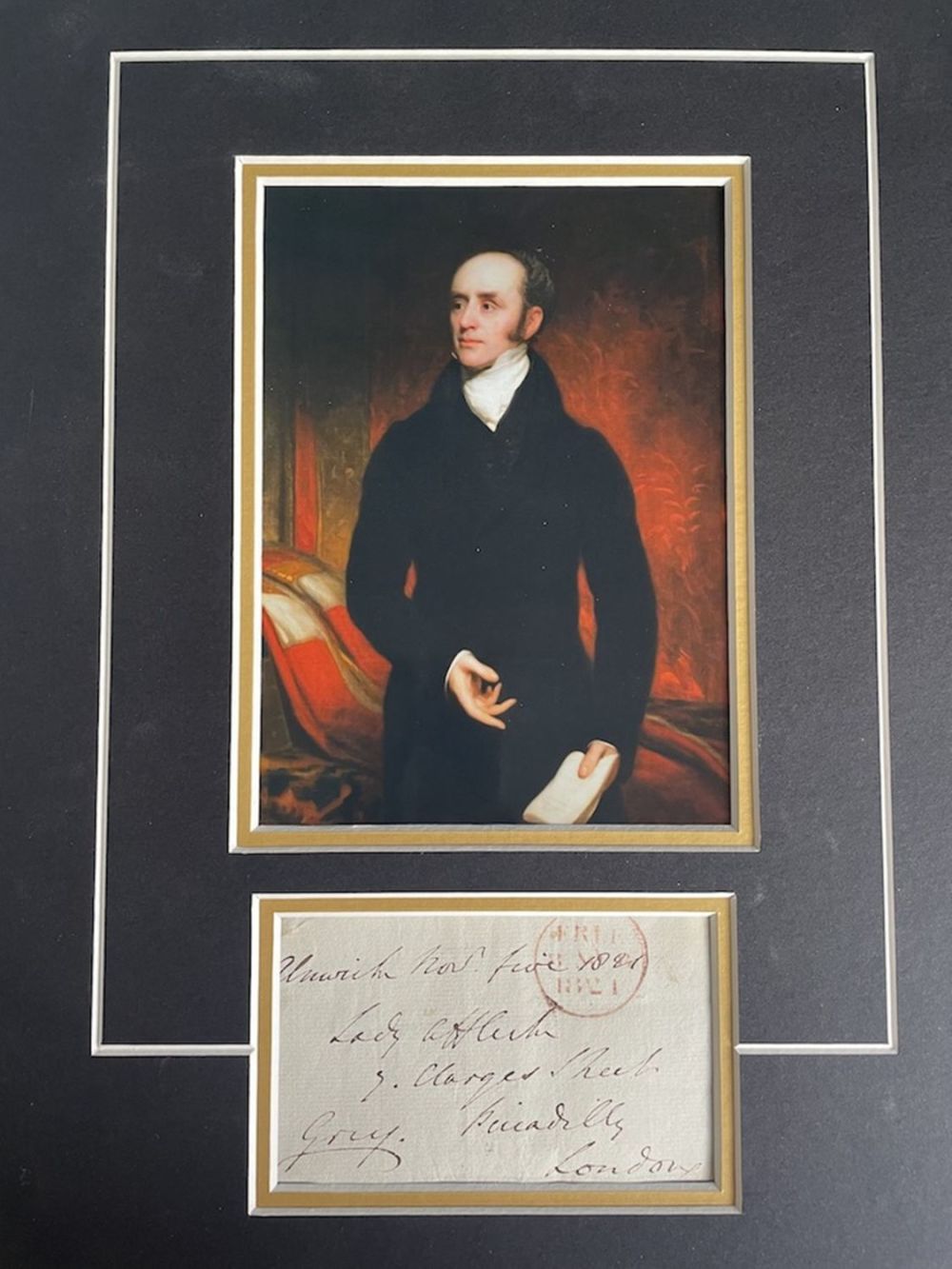 Lot 655: 2nd Earl Charles Grey Former Whig Prime Minister...