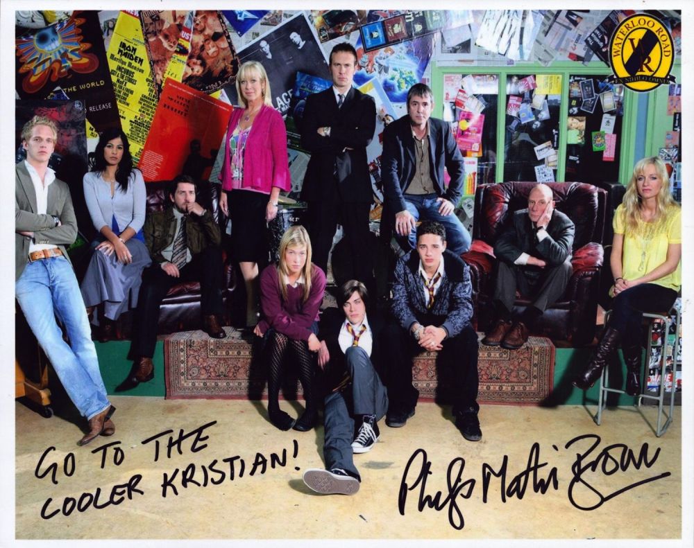Lot 200: Philip Martin Brown signed 10x8 Waterloo Road colour...