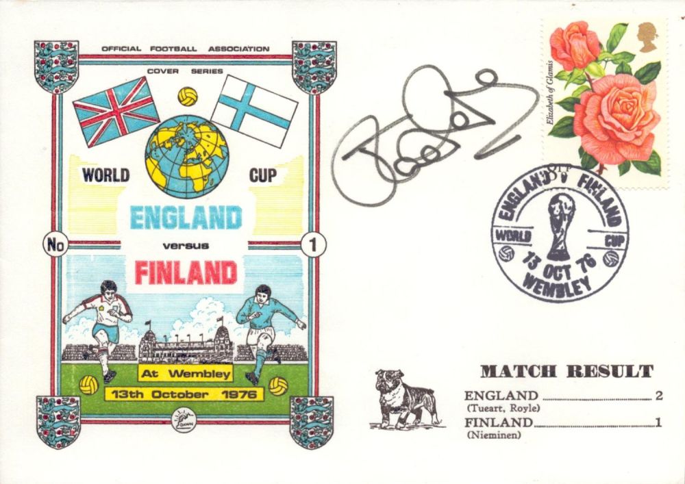 Lot 217: Joe Royle signed England Vs Finland 13th October...