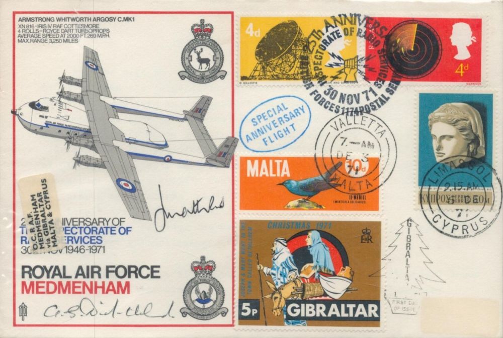 Lot 226: Flt Lt A S Dick Cleland signed RAF...