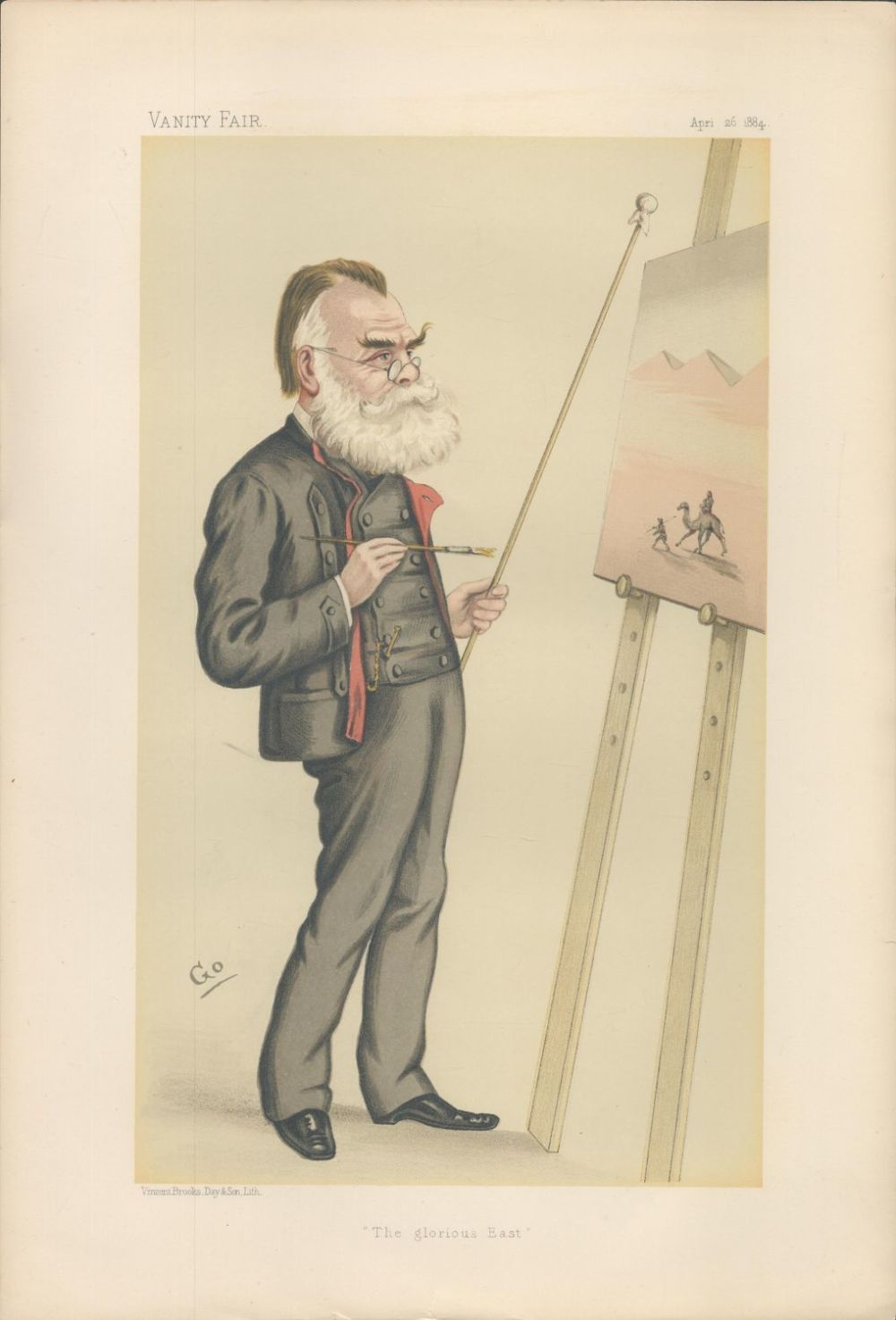 Lot 271: Vanity Fair print. Titled The Glorious East. Subject...