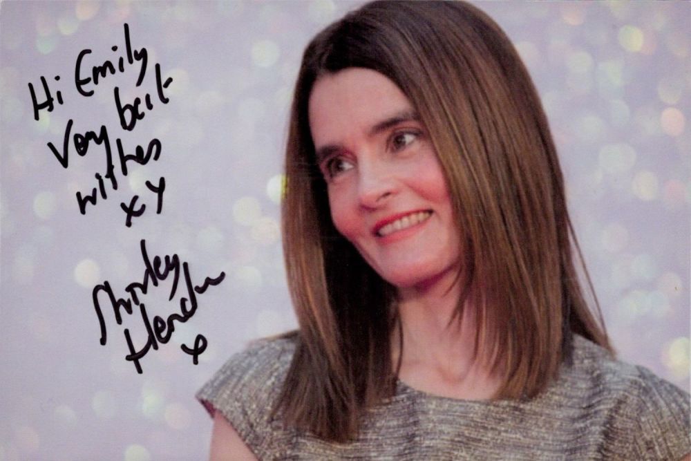Lot 288: Shirley Henderson signed 6x4inch colour photo. Moaning Myrtle...