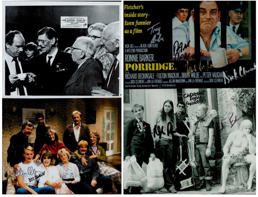Lot 322: British TV Comedy, 4 signed 10x8 photos: The...