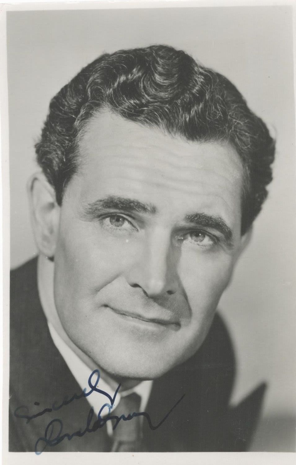 Lot 357: Donald Gray, a signed 5. 5x3. 5 photo....