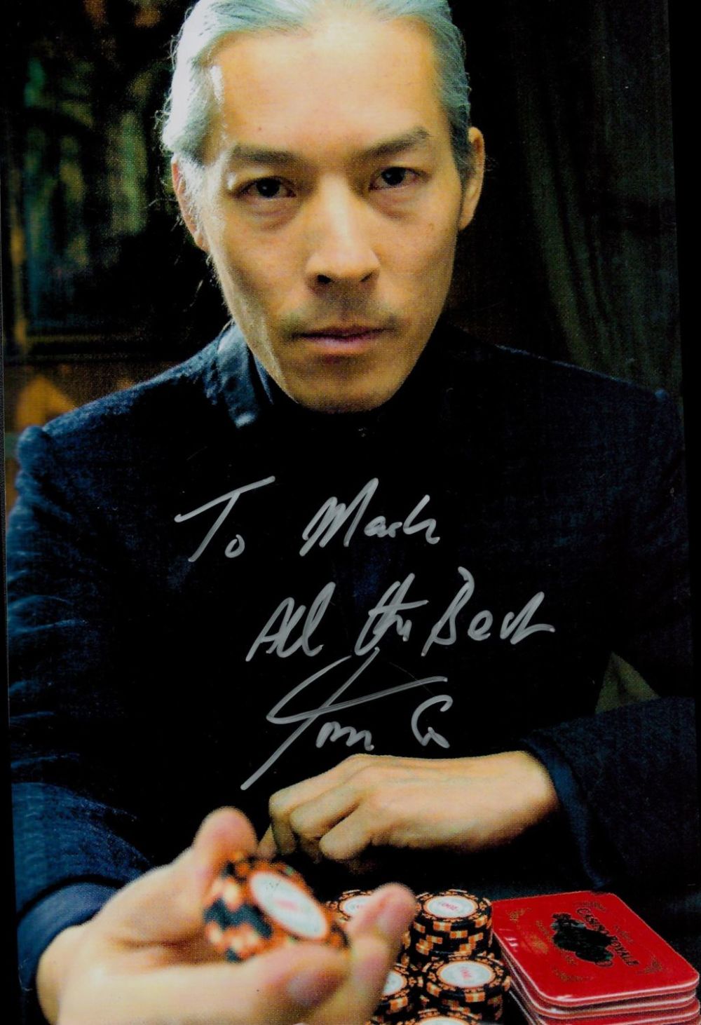 Lot 388: Tom So signed 12x8 inch colour photo. Dedicated....