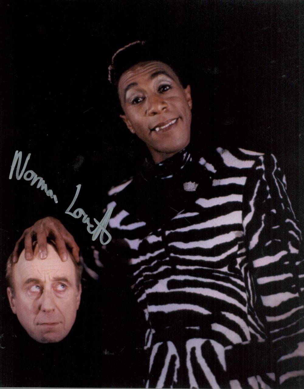 Lot 391: Norman Lovett signed 10x8 inch colour photo. Good...