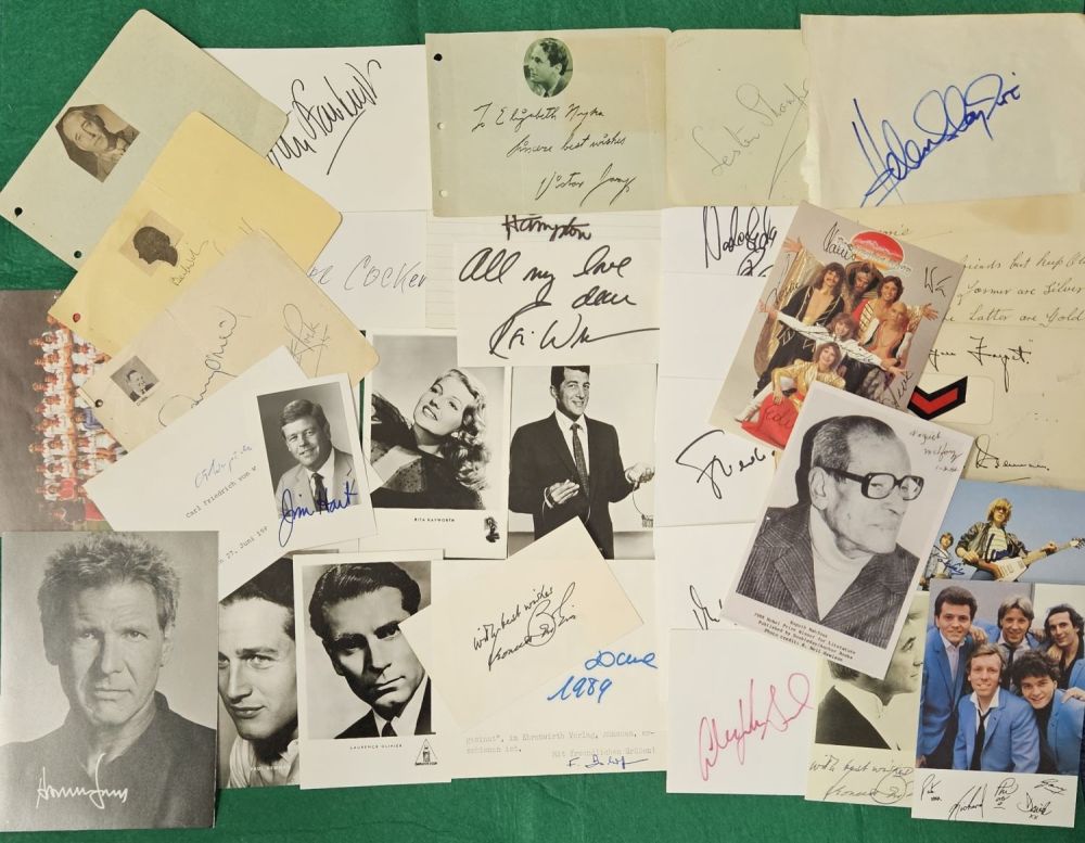 Lot 75: Assorted 6 x signed Colour & Black &...