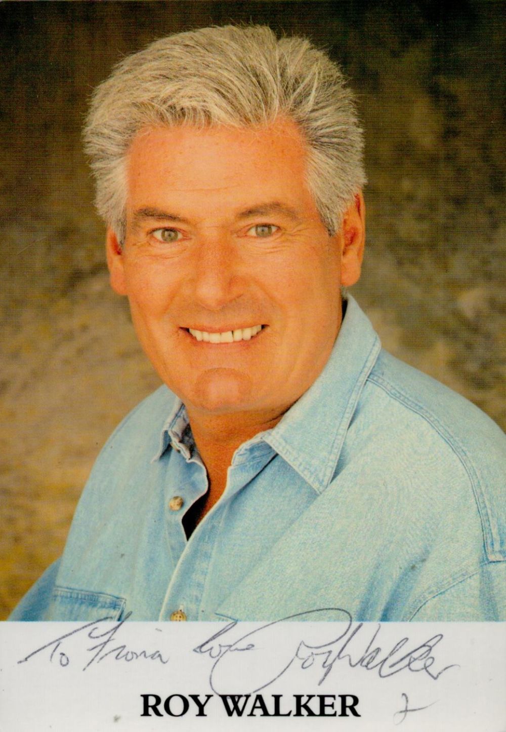 Lot 83: Roy Walker signed Promo. Colour Photo 6x4 Inch....