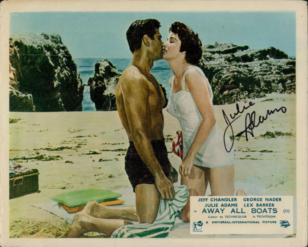 Lot 160: Julie Adams 1926-2019 Actress Signed 8x10 Lobby Card...