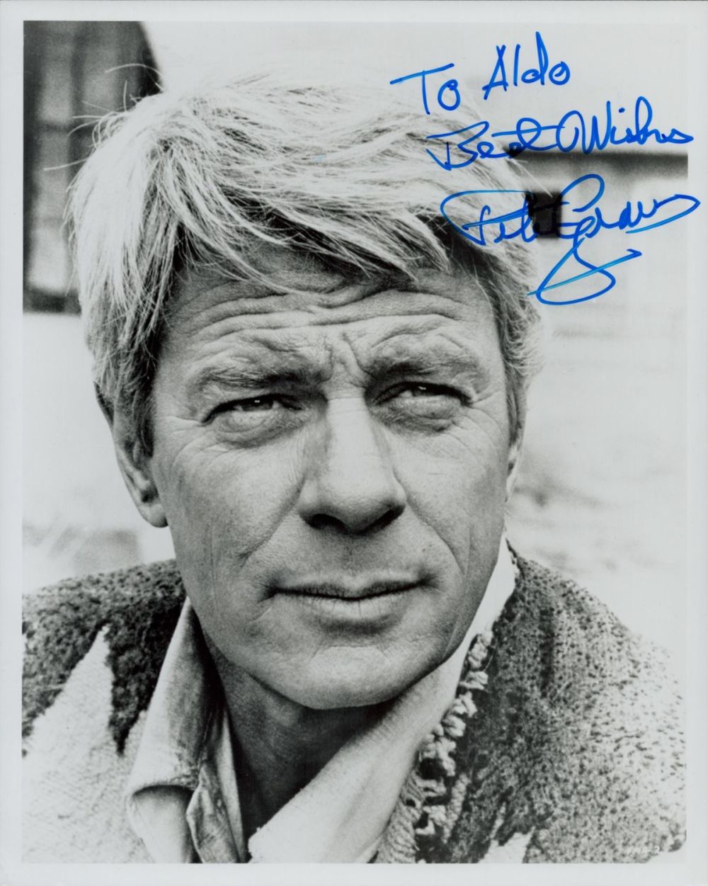Lot 166: Peter Graves 1926-2010 Mission Impossible Actor Signed 8x10...