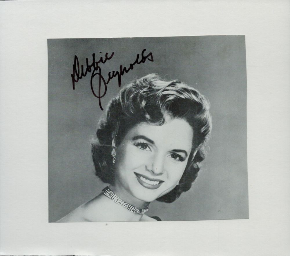 Lot 177: Debbie Reynolds 1932-2016 Actress Signed Picture. Good condition....
