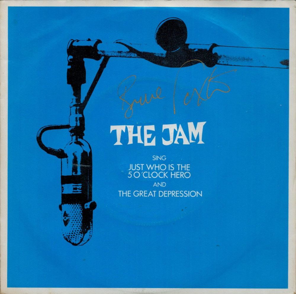 Lot 189: The Jam Signed 'Just Who Is The 5o'clock...