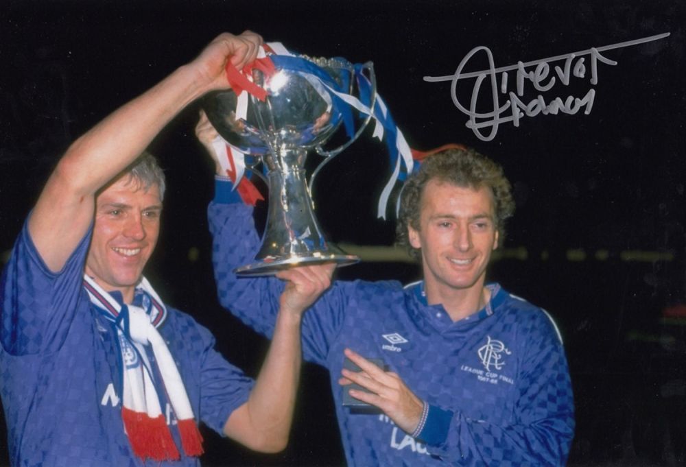 Lot 220: Autographed Trevor Francis 12 X 8 Photo :...
