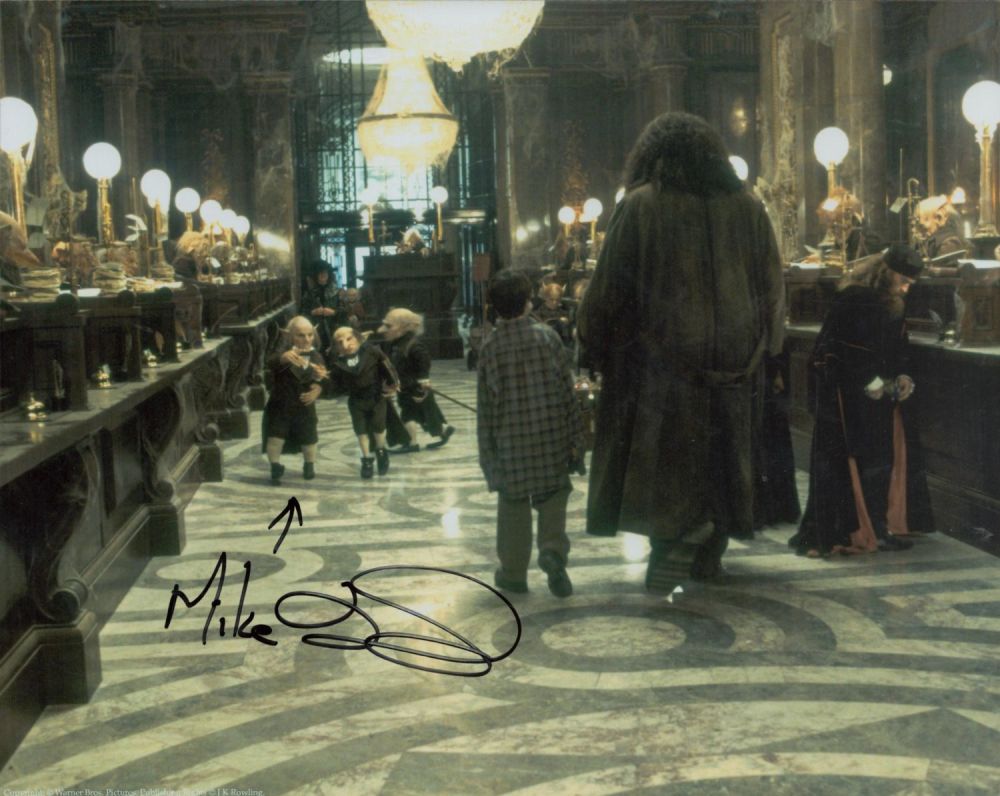 Lot 258: Mike Edmonds signed 10x8 colour Harry Potter photo....