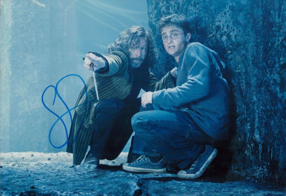 Lot 263: Gary Oldman signed 12x8 Harry Potter colour photo....