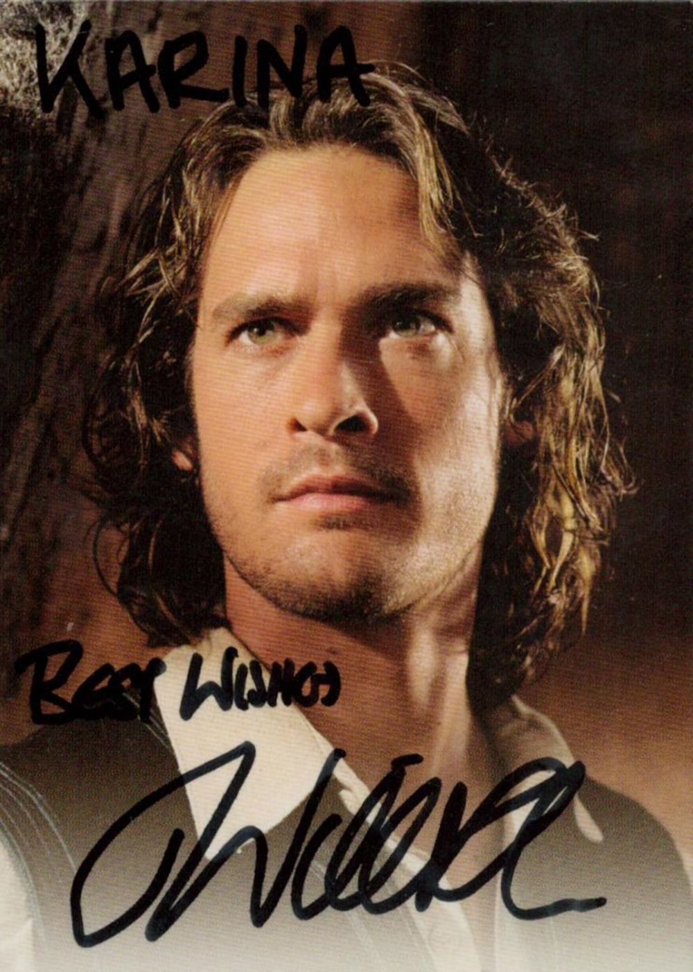 Lot 278: Will Kemp signed 4x3 Van Helsing autograph card....
