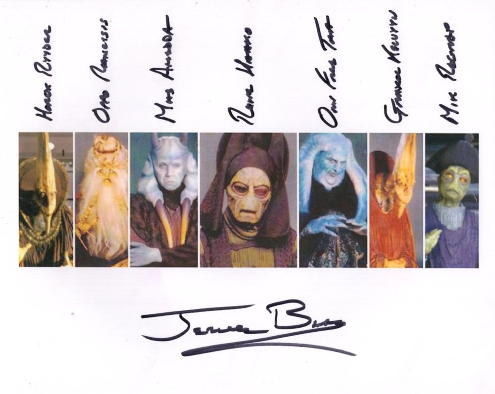 Lot 393: Star Wars 8x10 photo signed by actor Jerome...