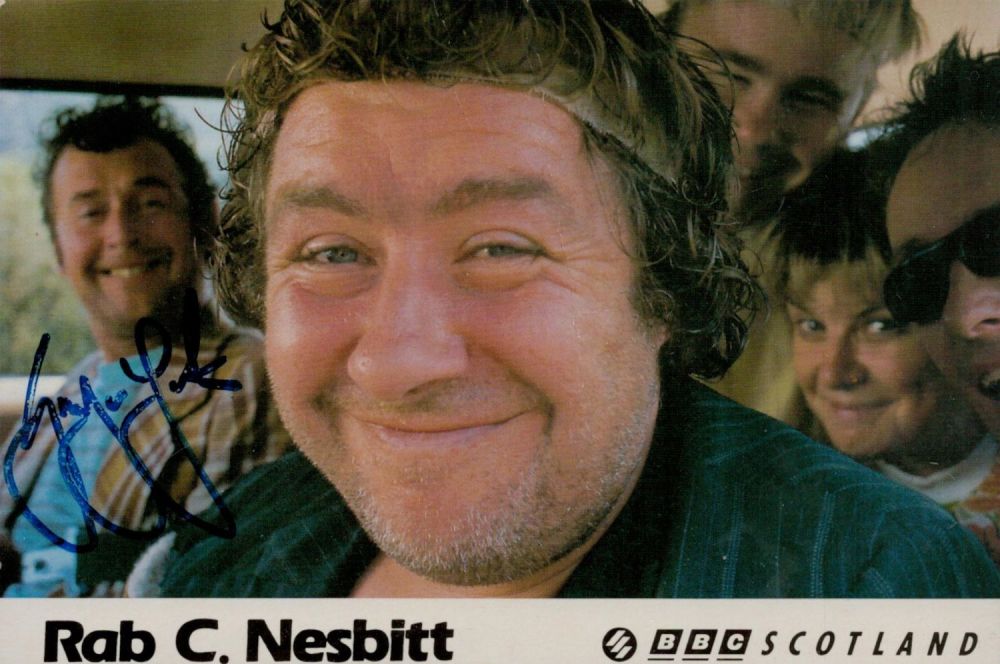 Lot 406: Gregor Fisher signed Promo. Colour Photo Card. 6x4...
